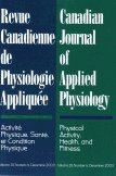 Canadian Journal of Applied Physiology, December 2003
